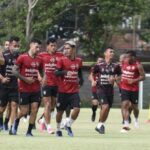 master skuat bali united sedang berlatih