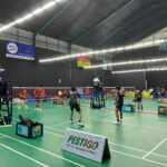 David Kenneth Ongko Wijoyo/I Gusti Bagus Angga Prasetia (kanan) saat mengalahkan ganda putra Badung pasangan Rai Justin Exaudy Cruz/Rifai Offier Yulifa Suban 21-13, 21-19, Sabtu (13/9/2025). Di semifinal David/Bagus menantang wakil Denpasar Aditya/Sutha. (Foto: angga)