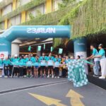 Peserta Fun Walk 5 Kilometer saat start di depan Beachwalk Shopping Center, Kuta, Minggu (19/10/2025) (Foto: djo)