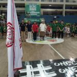 Kompetisi Basketball usia dini resmi dibuka oleh kadisdikpora Kota Denpasar AA Gede Wiratama di GOR Ngurah Rai Denpasar, Kamis (30/10/2025) sore. (Foto: djo)