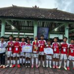 Tim Bali United Football Academy (BUFA) kategori U12 yang berhasil menjadi runner up di Malaysia. (Foto: BUTD)