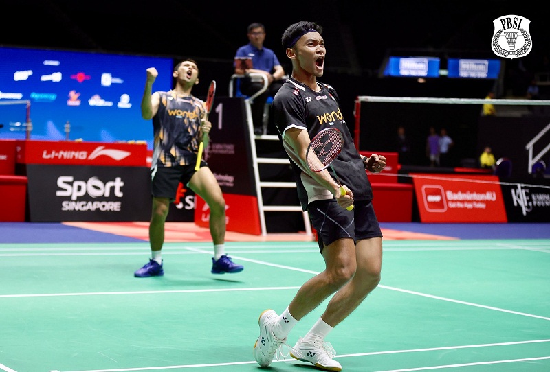 Kalahkan Wakil Malaysia, Fajar/Fikri ke Semifinal Singapore Open 2026