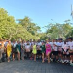 Ratusan pelari siap berlari mengitari kawasan Nusa Dua dalam rangka Asian Games Fun Run 2026 di Bali, Minggu (14/6/2026) sore. (Foto: ist)