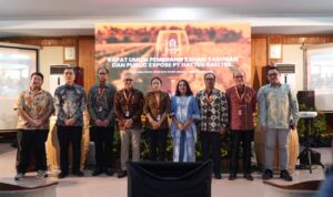 rupst Manajemen PT Hatten Bali Tbk (IDX: WINE) foto bersama seusai menggelar RUPST dan Annual Public Expose, Senin (15/6/2026) (Foto: ist)