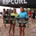 Taina Izquierdo dan Paris Nalendra sebagai juara dan runner up Rip Curl Cup Padang Padang Women's Local Trials dan akan beraksi di Rip Curl Cup Padang Padang 2026 Main Event. (Foto: ripcurl)