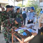 Personel Lanud I Gusti Ngurah Rai tampak akan melakukan tes urine saat sosialisasi Satuan Tugas Pencegahan, Pemberantasan, Penyalahgunaan dan Peredaran Gelap Narkotika (Satgas P4GN) TNI Angkatan Udara di Lanud I Gusti Ngurah Rai, Badung, Bali, Senin (10/8/2026).