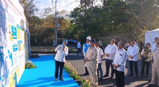Presiden RI Prabowo Subianto meresmikan peletakan batu pertama (groundbreaking) proyek strategis Pembangkit Listrik Tenaga Surya (PLTS) di Cekik, kawasan Gilimanuk, Kabupaten Jembrana, Selasa (25/8/2026). (Foto: dik)